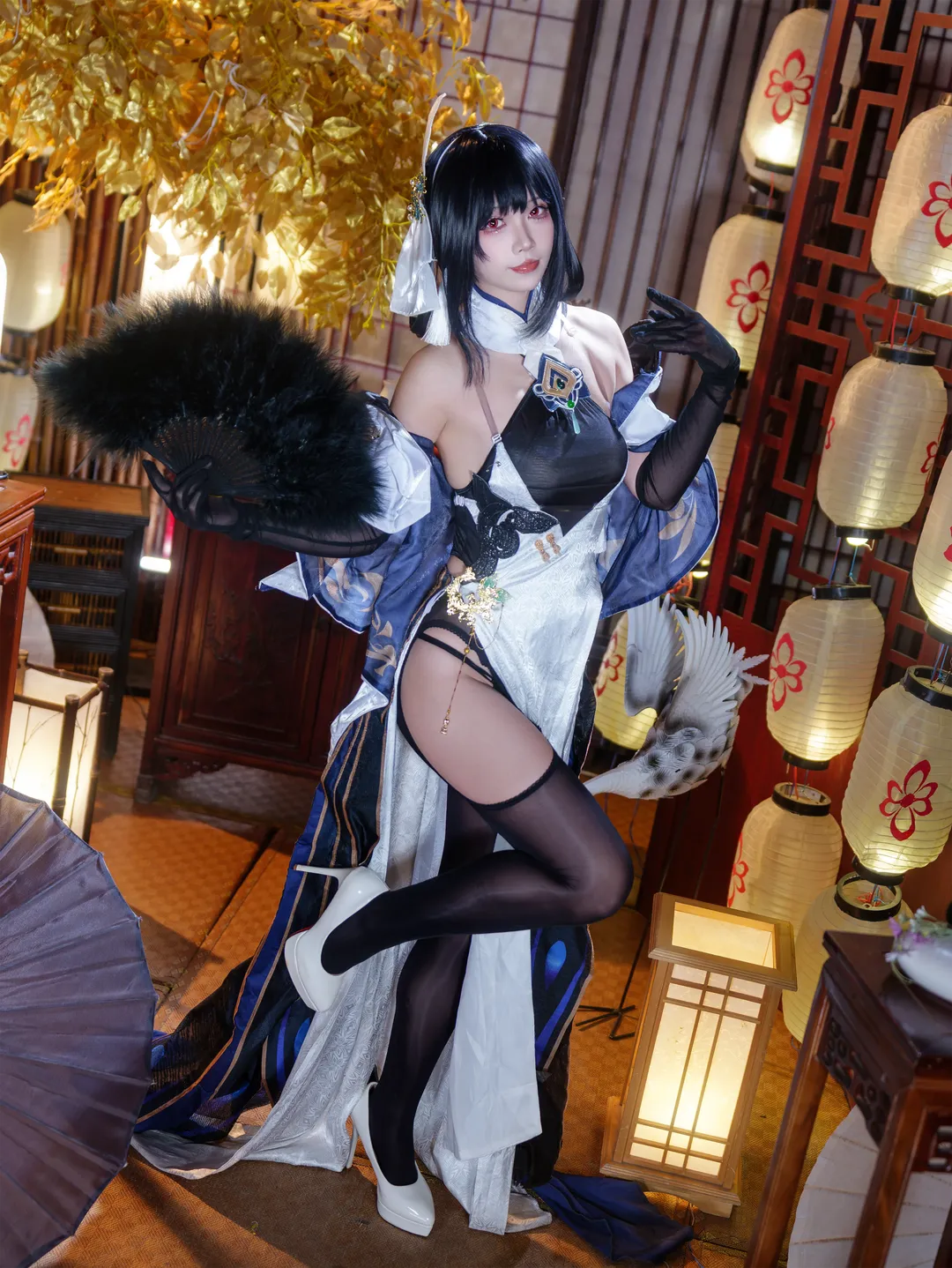 碧蓝航线, 二次元cosplay, cos摄影, 镇海改cos, 东煌旗袍