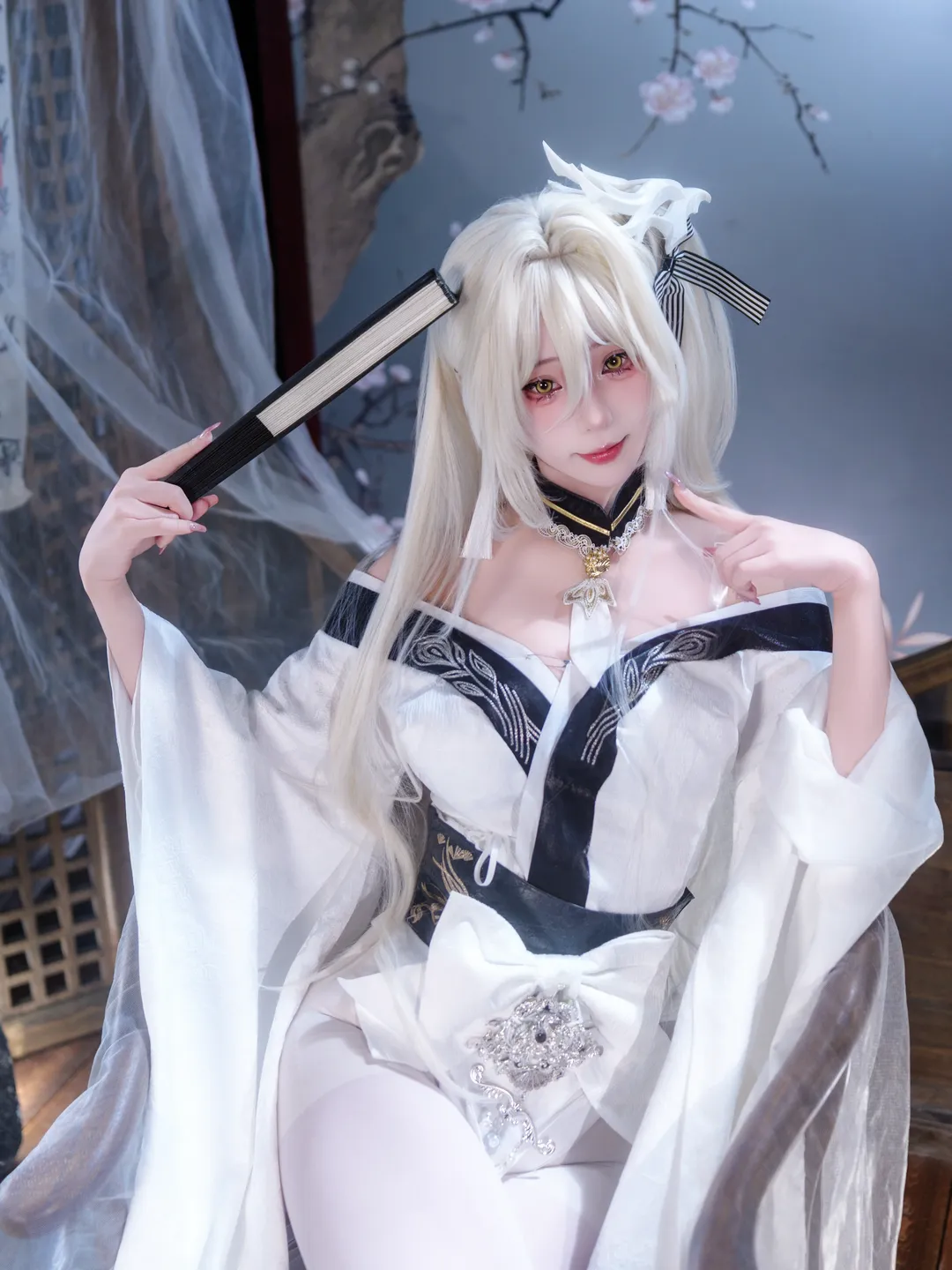碧蓝航线, 二次元cosplay, 白丝穿搭, 白凤cos, 白凤小黄鸭限定版 - 第2张