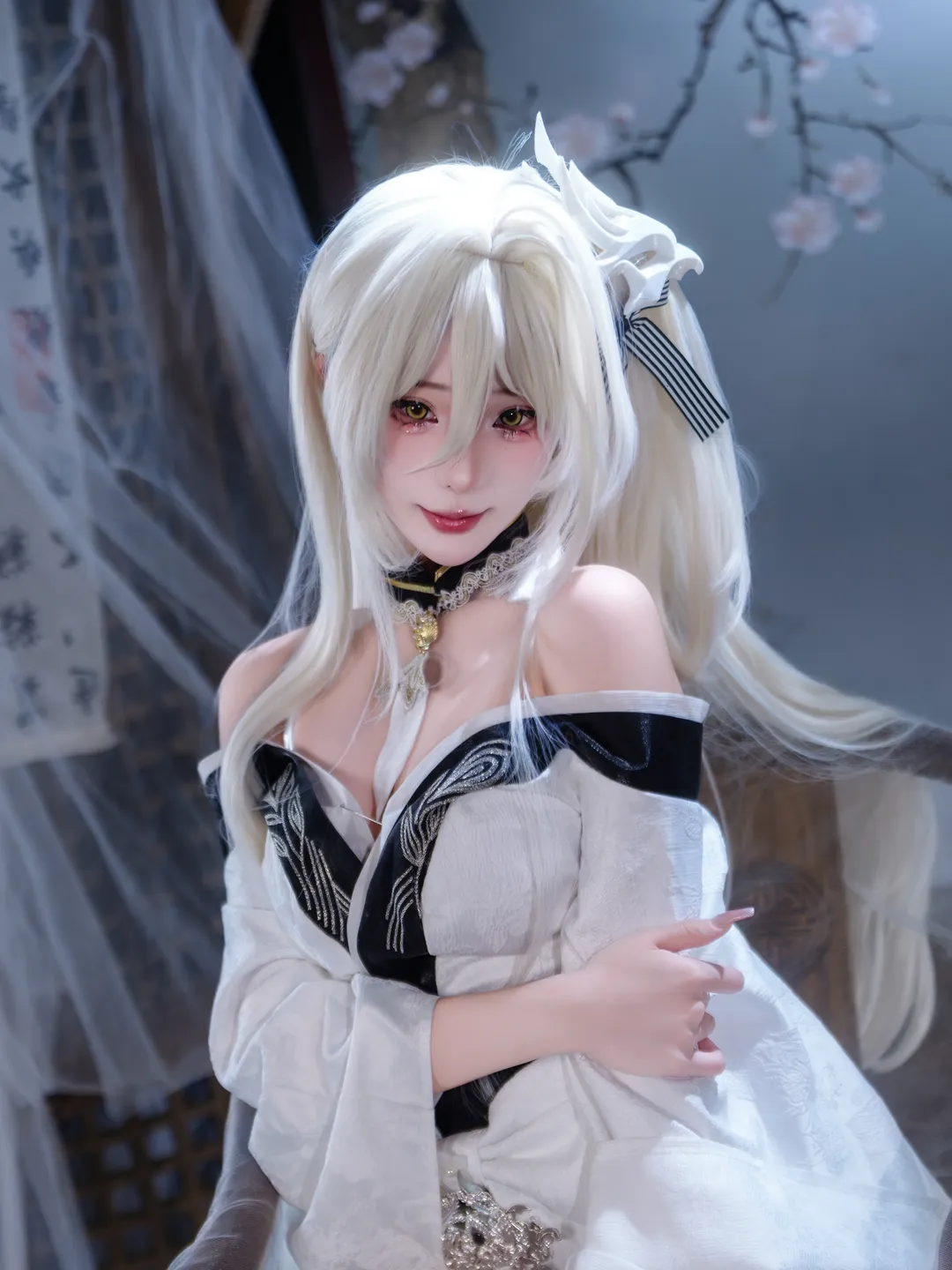 碧蓝航线, 二次元cosplay, 白丝穿搭, 白凤cos, 白凤小黄鸭限定版 - 第3张