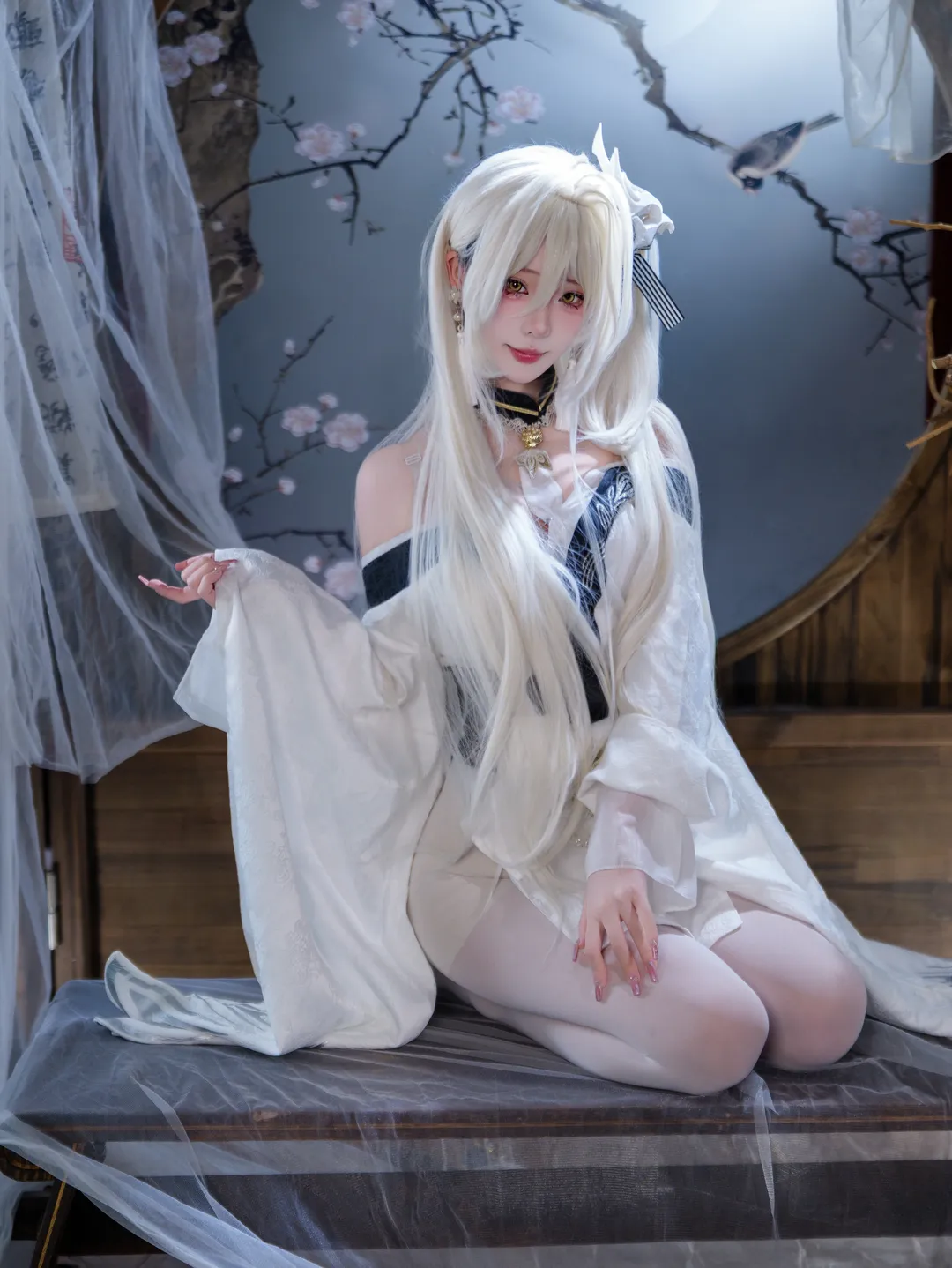 碧蓝航线, 二次元cosplay, 白丝穿搭, 白凤cos, 白凤小黄鸭限定版 - 第6张