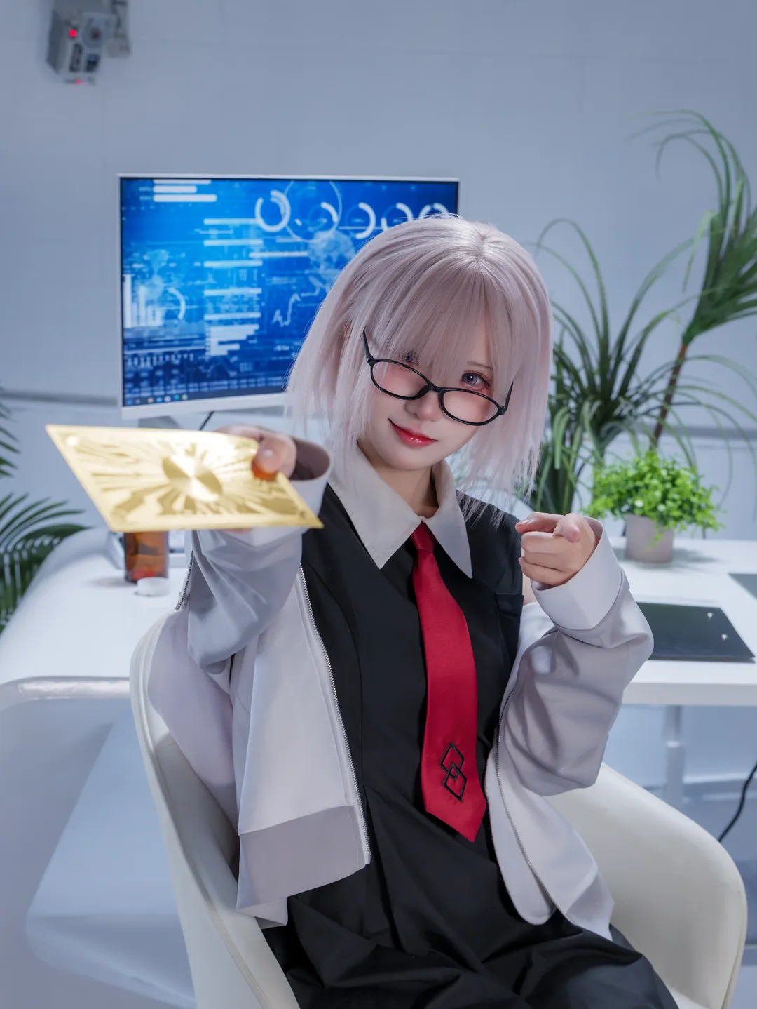 FGO, 命運冠位指定, cosplay日常, 瑪修基列萊特cos, 月球人