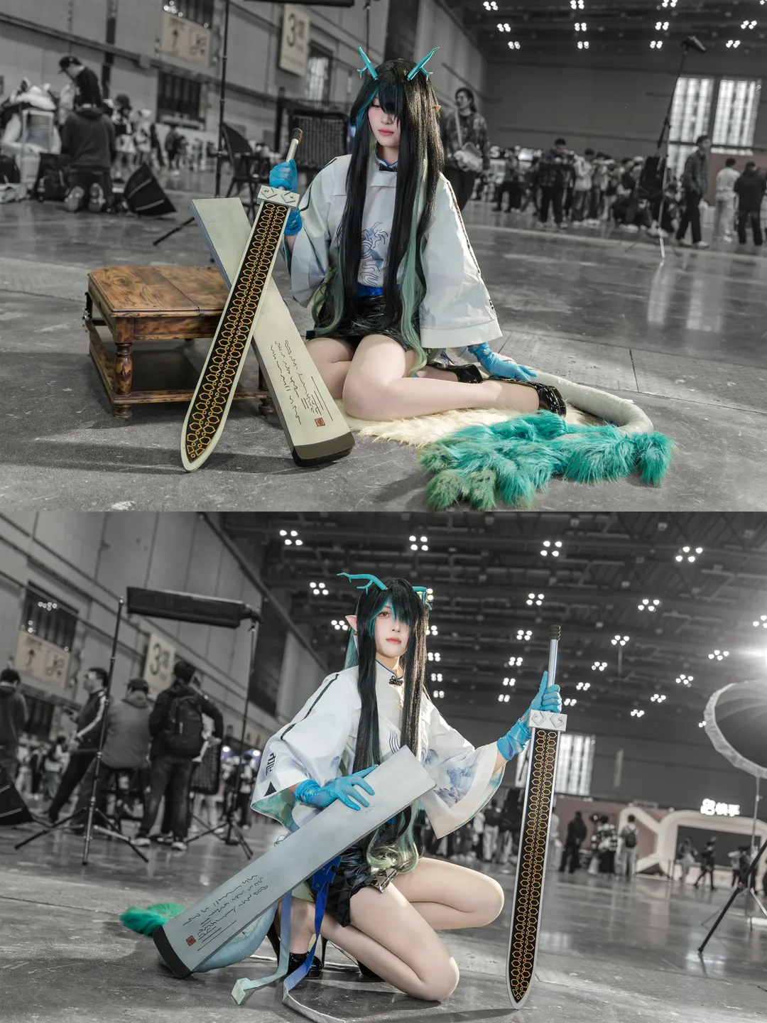 漫展场照, 明日方舟, 丝袜穿搭, 二次元Coser, 夕cos - 第1张