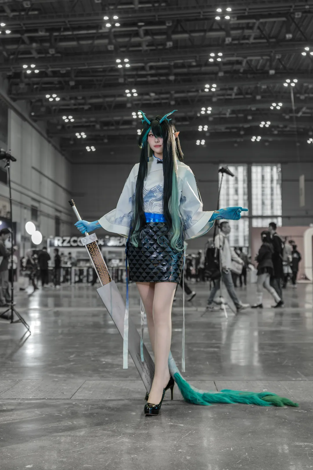漫展場照, 明日方舟, 絲襪穿搭, 二次元Coser, 夕cos