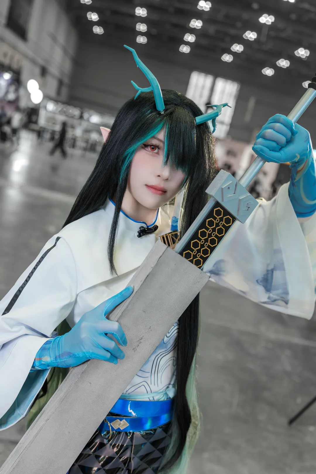 漫展场照, 明日方舟, 丝袜穿搭, 二次元Coser, 夕cos - 第4张