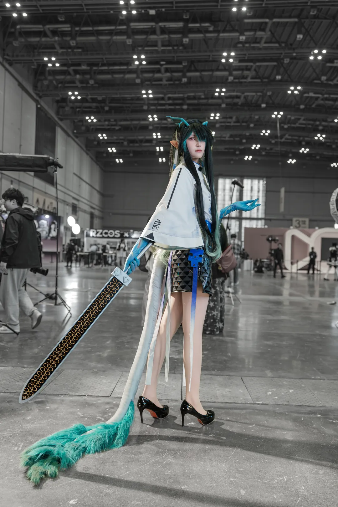 漫展场照, 明日方舟, 丝袜穿搭, 二次元Coser, 夕cos - 第6张