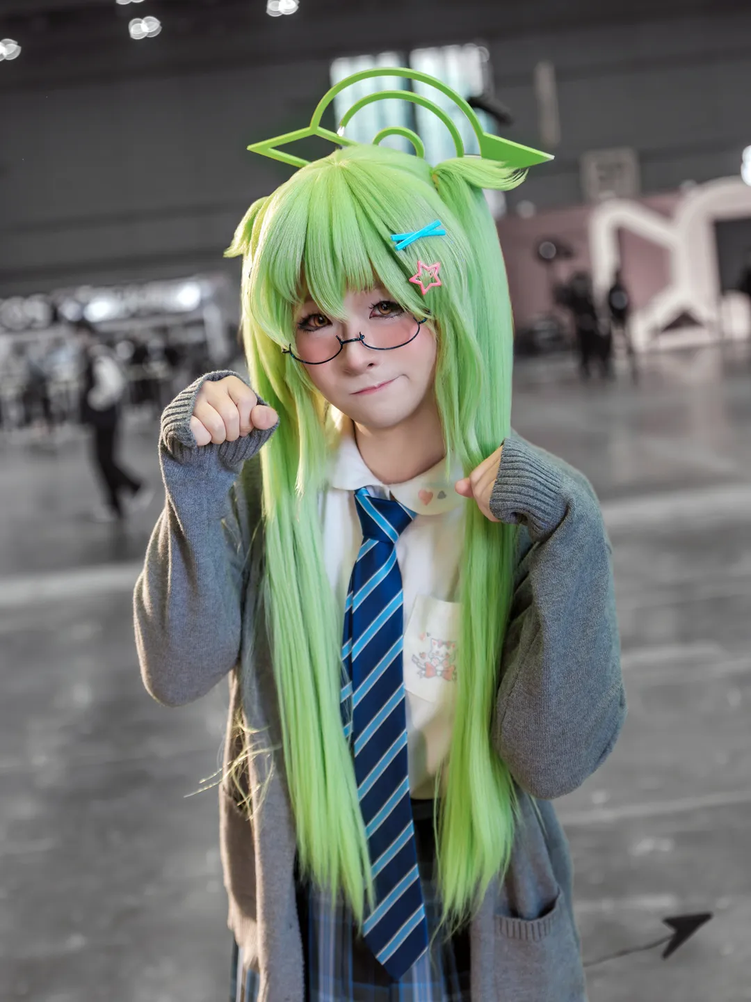 Blue Archive, Convention photos, Cosplay photography, Preppy style outfit, Nozomi Cosplay - Image 1