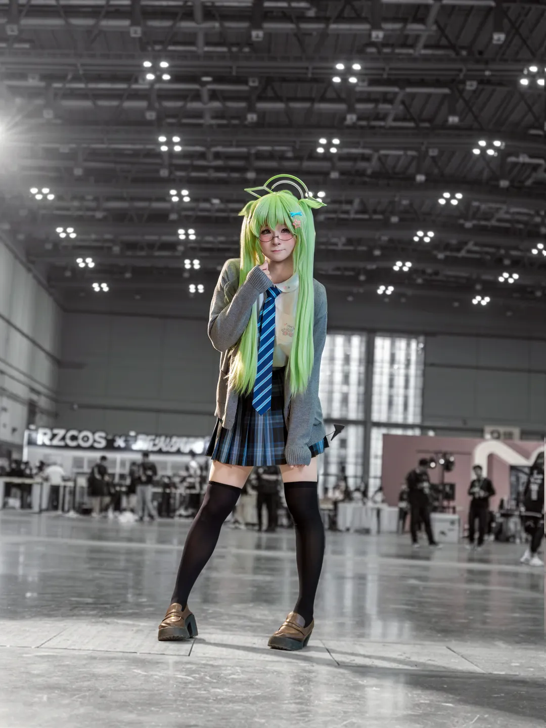 蔚蓝档案, 漫展返图, cosplay摄影, 学院风穿搭, 望cos
