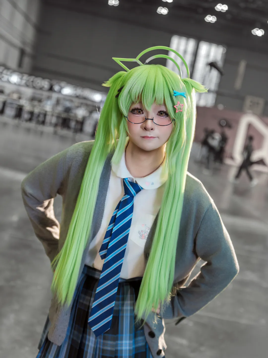 Blue Archive, Convention photos, Cosplay photography, Preppy style outfit, Nozomi Cosplay - Image 5