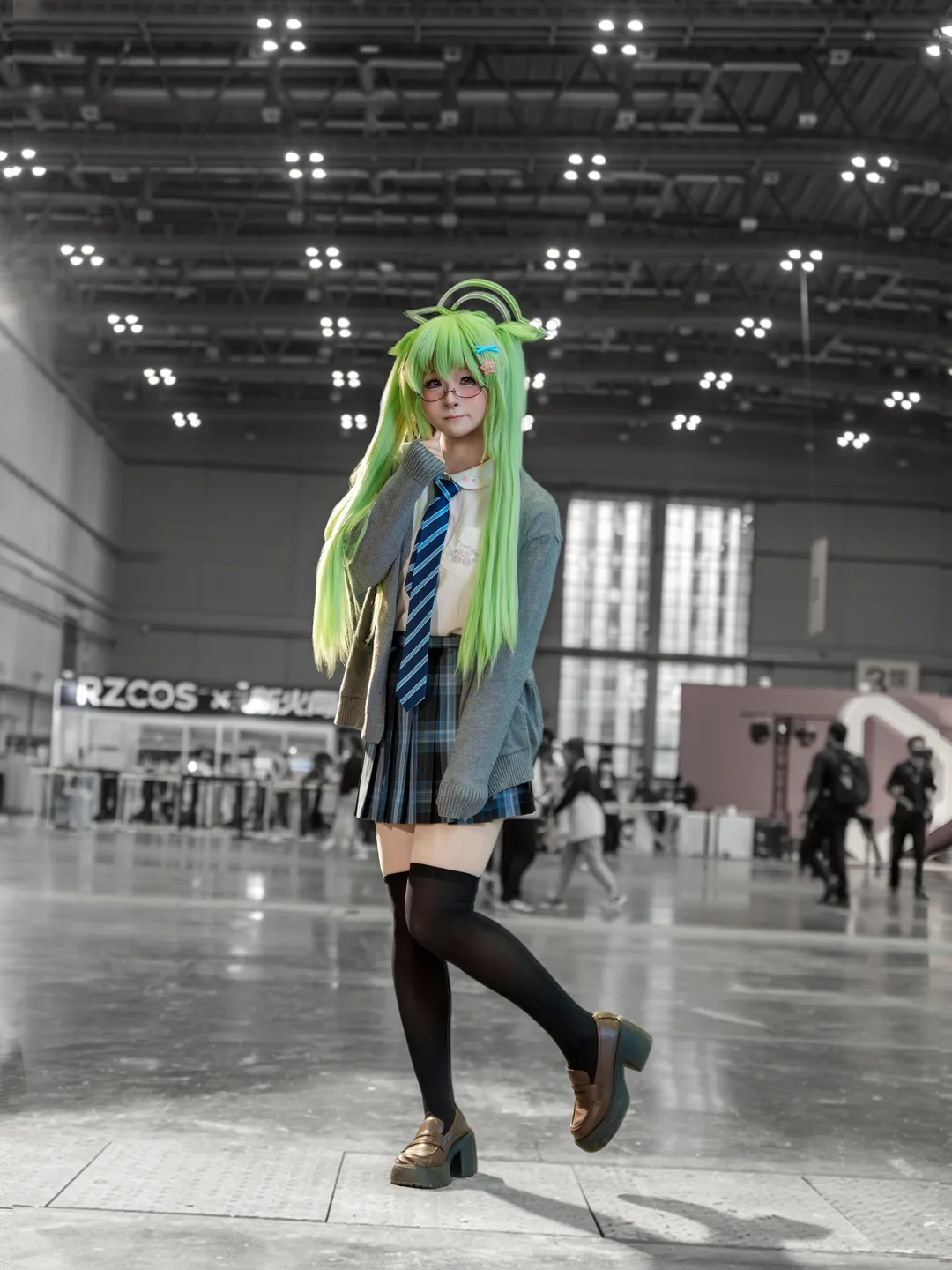 Blue Archive, Convention photos, Cosplay photography, Preppy style outfit, Nozomi Cosplay - Image 7