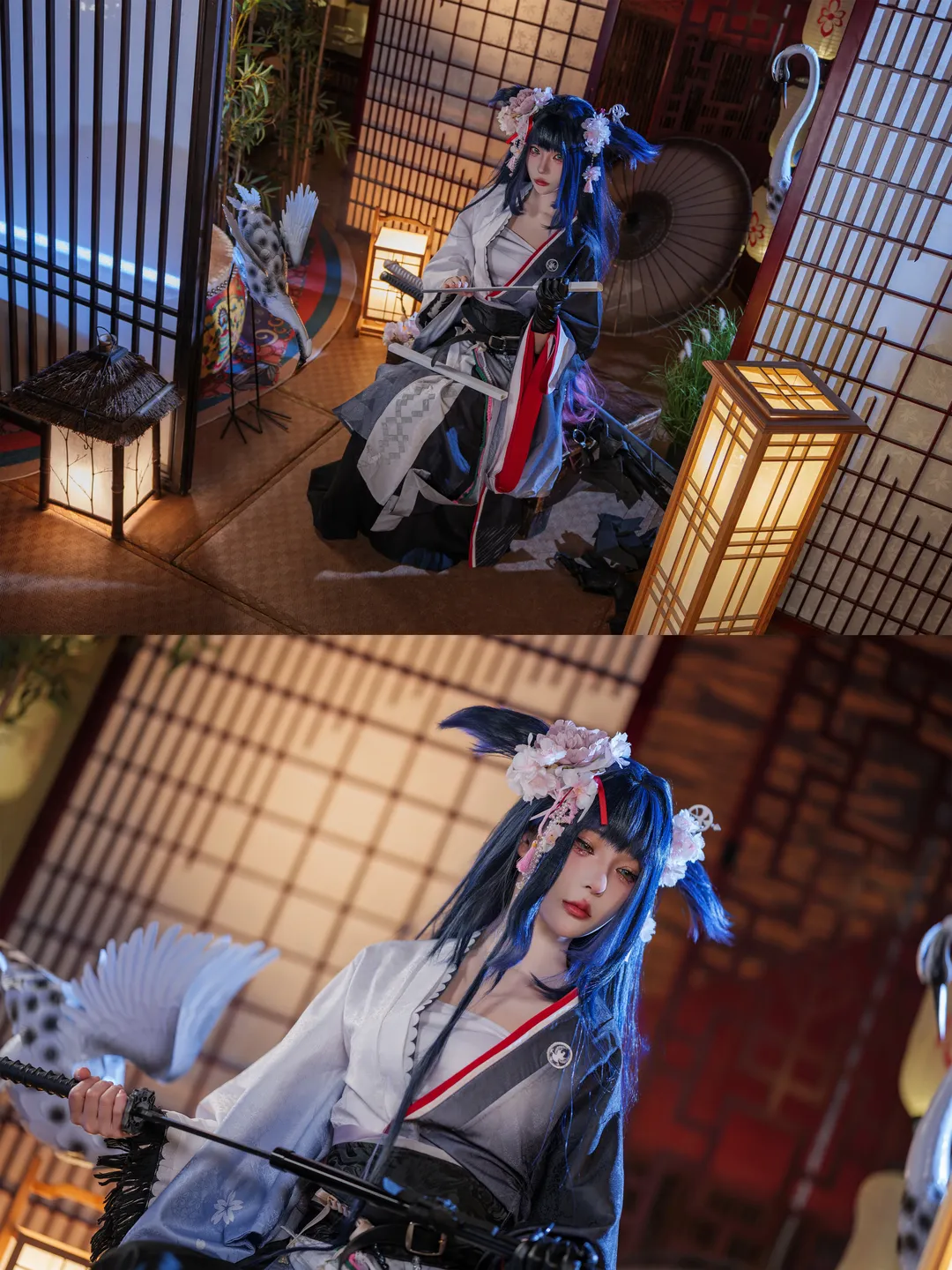 明日方舟, 和风cos, 澪cos, 清冷少女, 武士刀 - 第3张