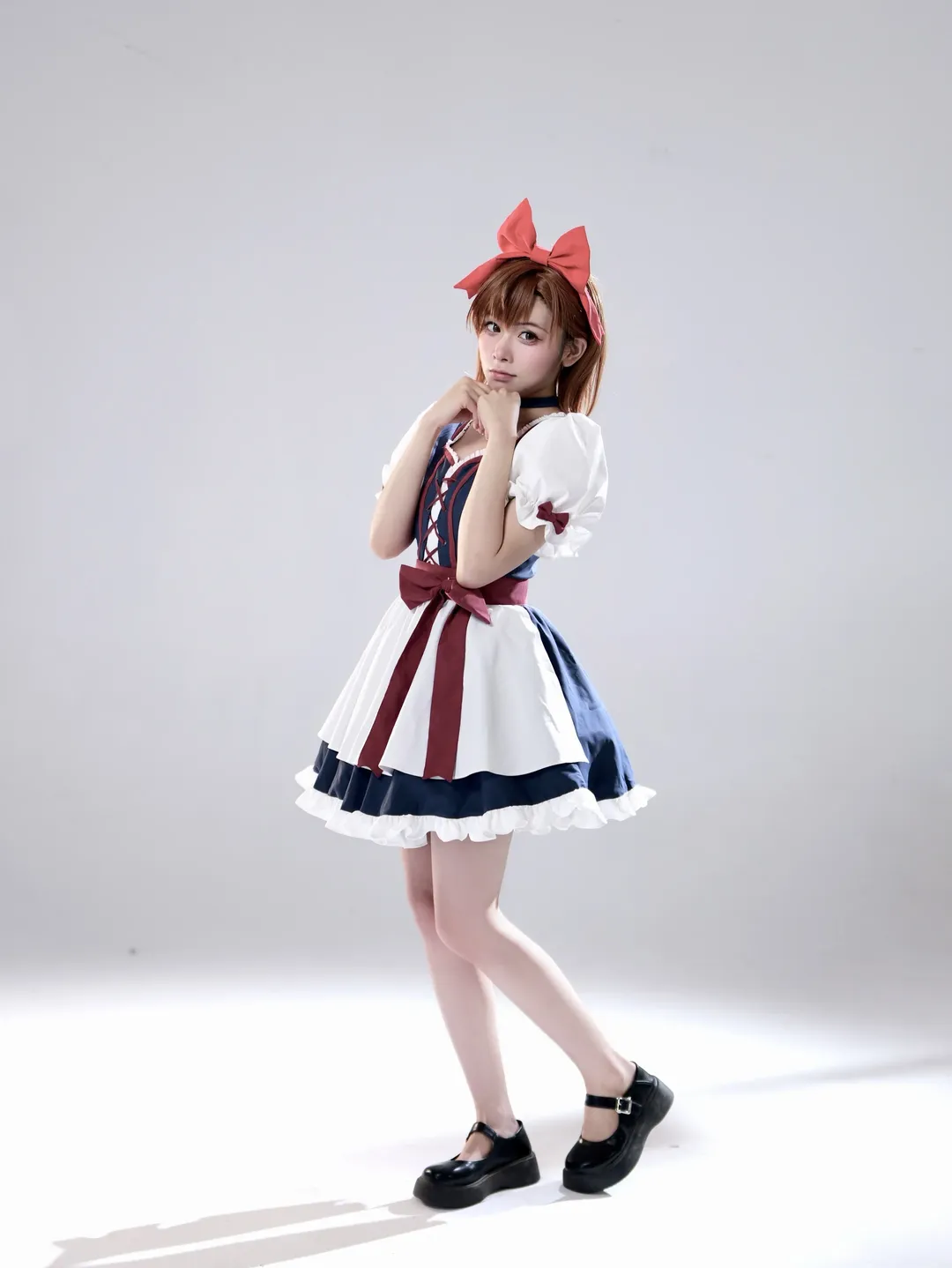 A Certain Scientific Railgun, Maid outfit styling, Anime style studio photoshoot, Misaka Mikoto cosplay, Gap moe cosplay - Image 1