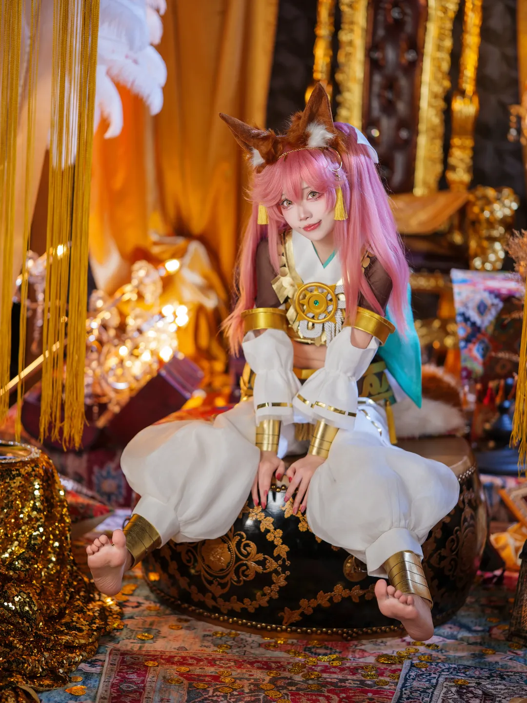 Cosplay摄影, 玉藻前cos, 神话礼装, 命运-冠位指定, 异域金殿 - 第4张