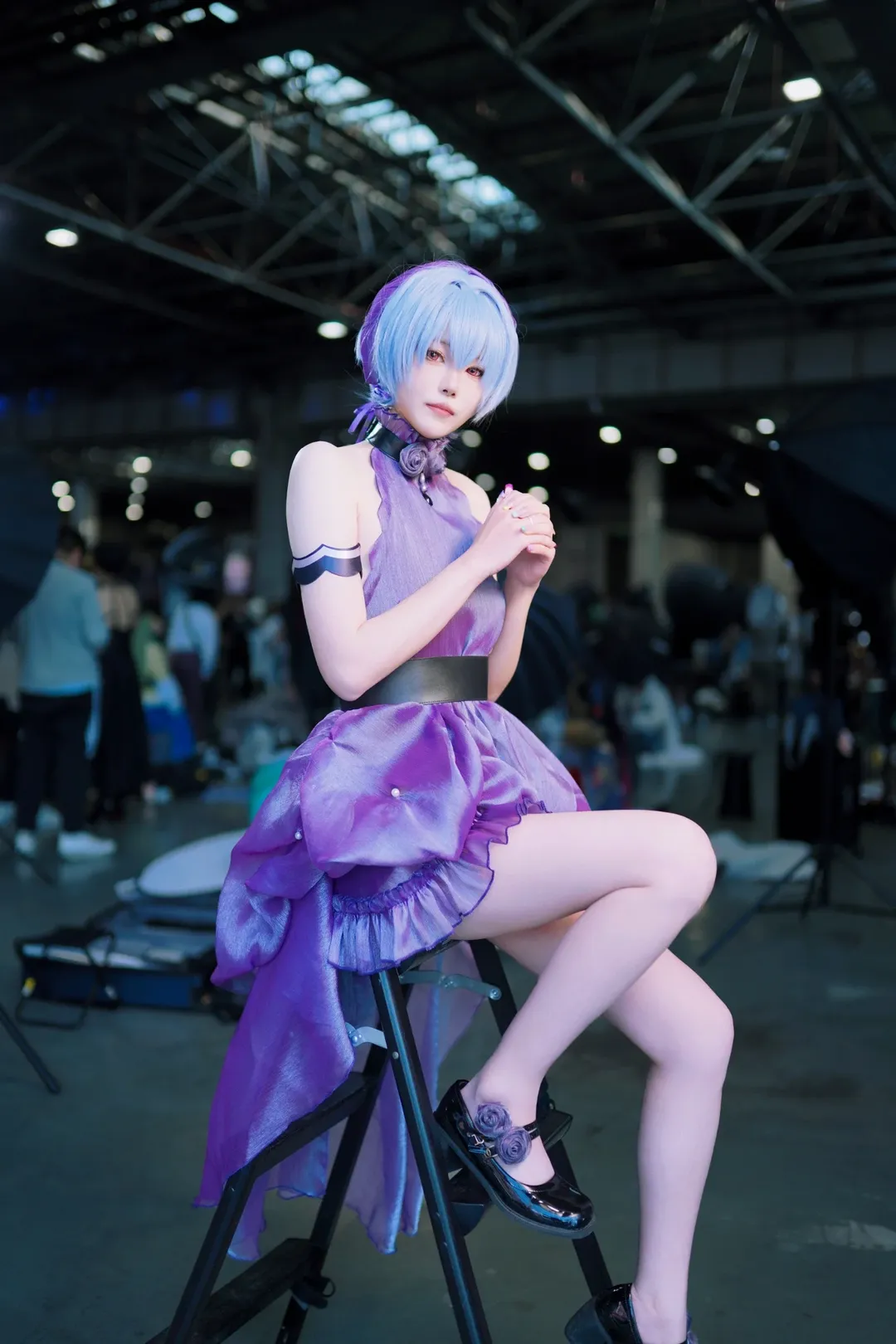 绫波丽cos, 漫展摄影, 新世纪福音战士, cosplay正片, 花之语 - 第2张