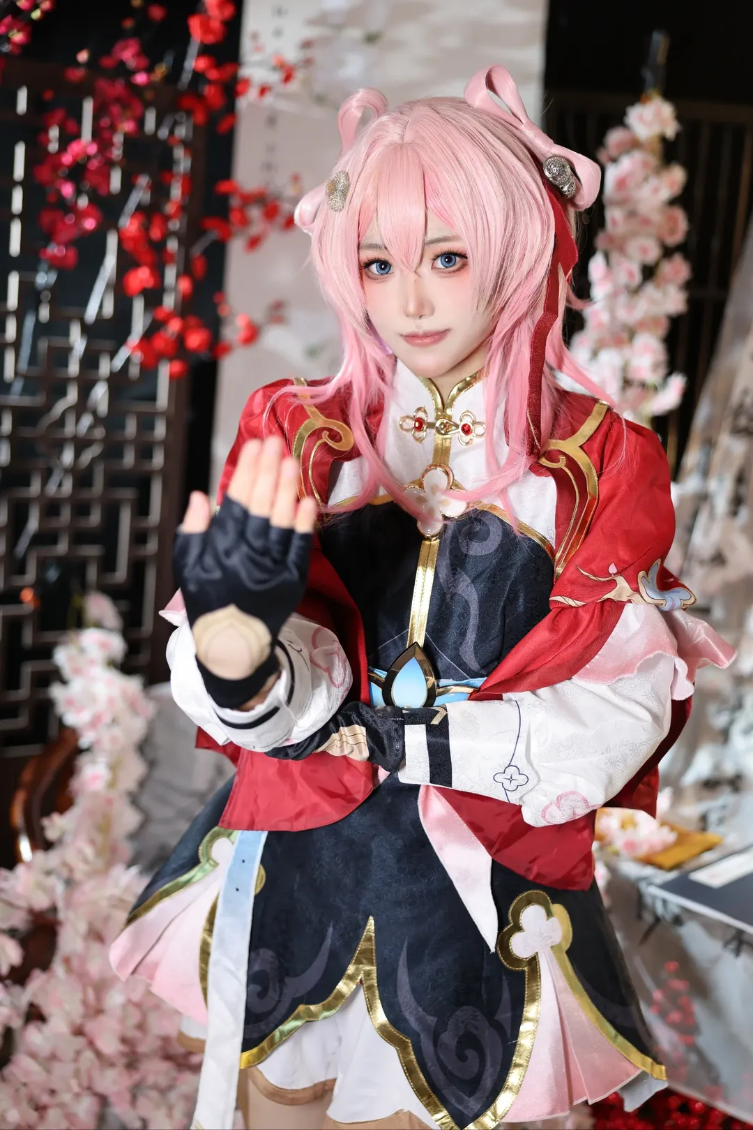 崩坏星穹铁道, 三月七cos, 仙舟三月七, 国风cosplay, 白丝穿搭 - 第3张