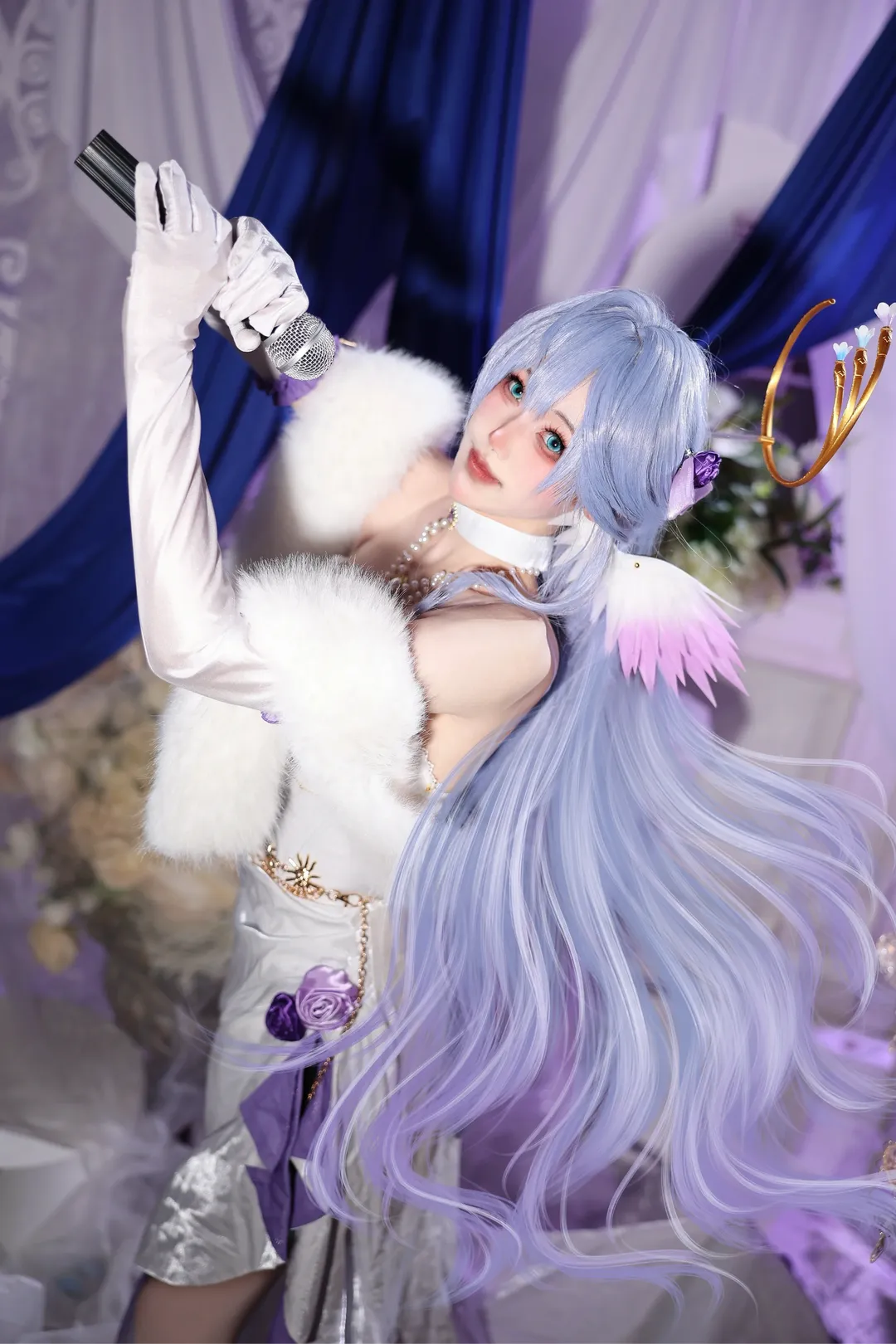崩坏星穹铁道, 知更鸟cos, 二次元cosplay, 白丝cos, 圆舞琉歌 - 第2张