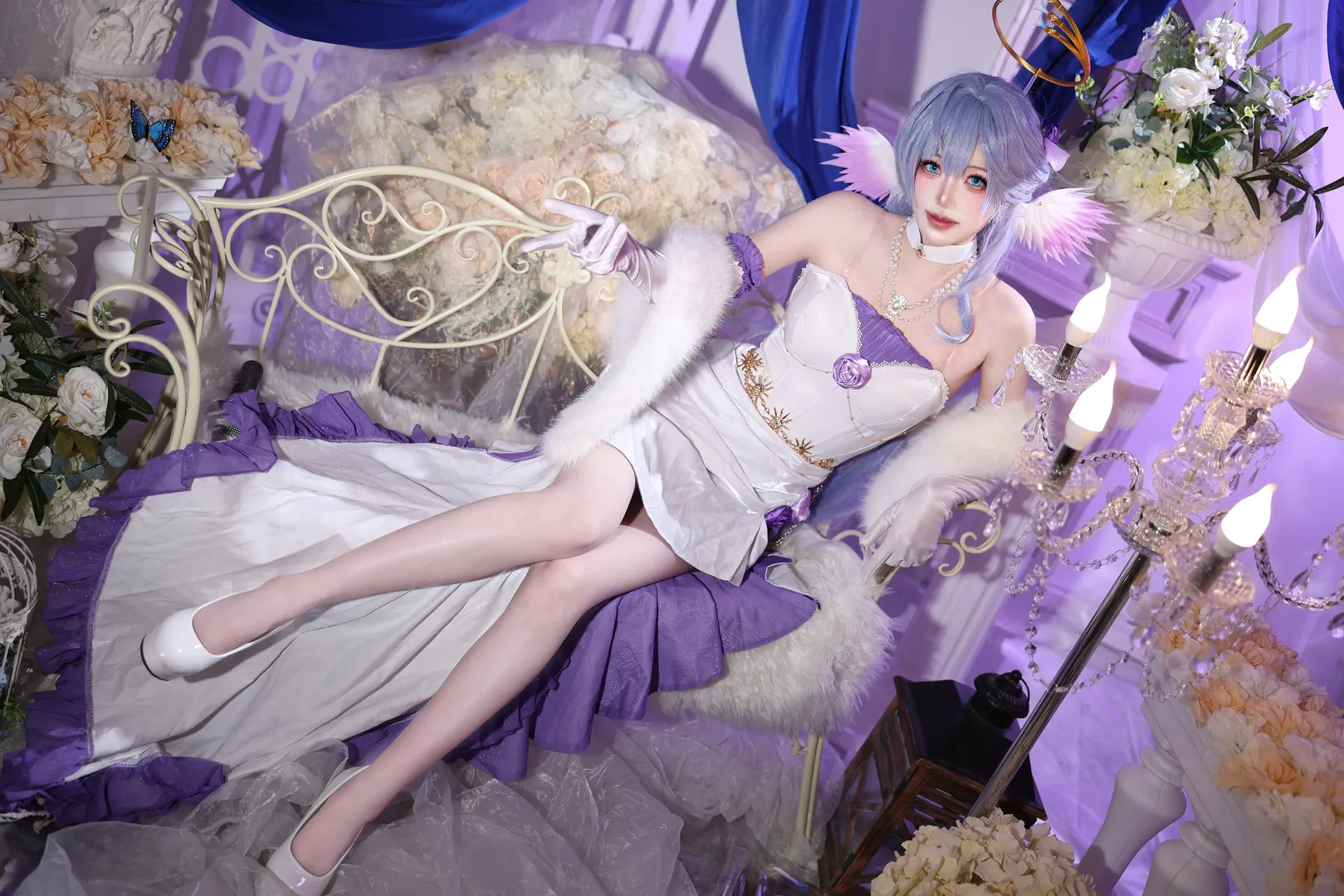崩坏星穹铁道, 知更鸟cos, cosplay摄影, 丝袜穿搭, 圆舞琉歌