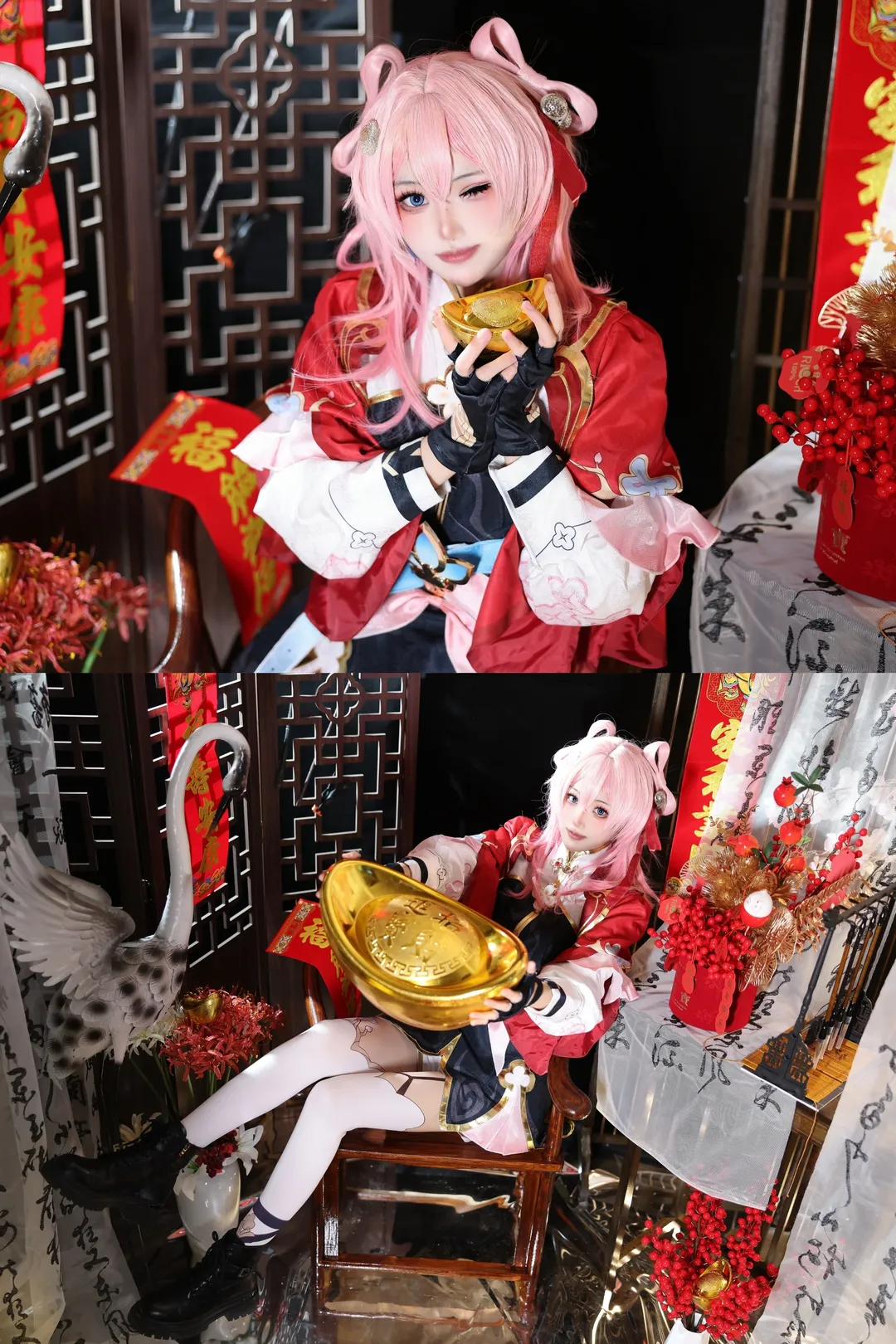 崩坏星穹铁道, 三月七cos, 国风摄影, 新春cosplay, 二次元新年 - 第2张