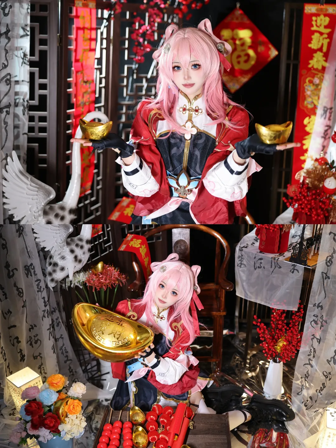 崩坏星穹铁道, 三月七cos, 国风摄影, 新春cosplay, 二次元新年 - 第4张