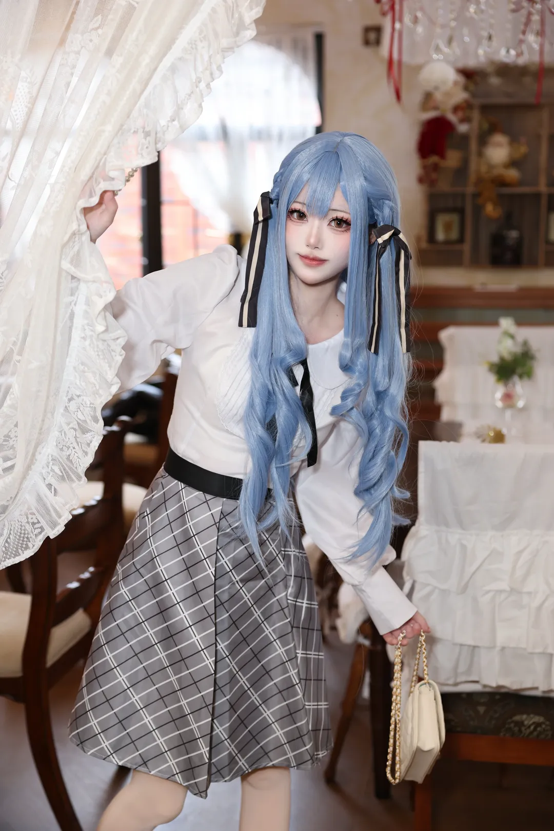 cosplay, Anime girl, Sakiko Toyokawa cosplay, Ave Mujica, Vintage style outfit - Image 1