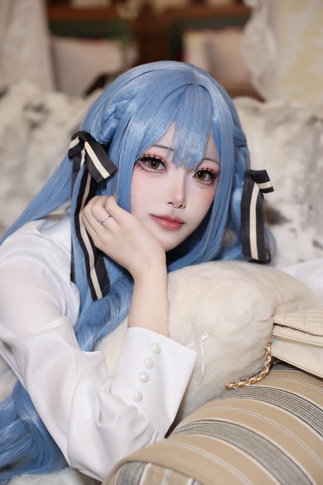 cosplay, Anime girl, Sakiko Toyokawa cosplay, Ave Mujica, Vintage style outfit - Image 3