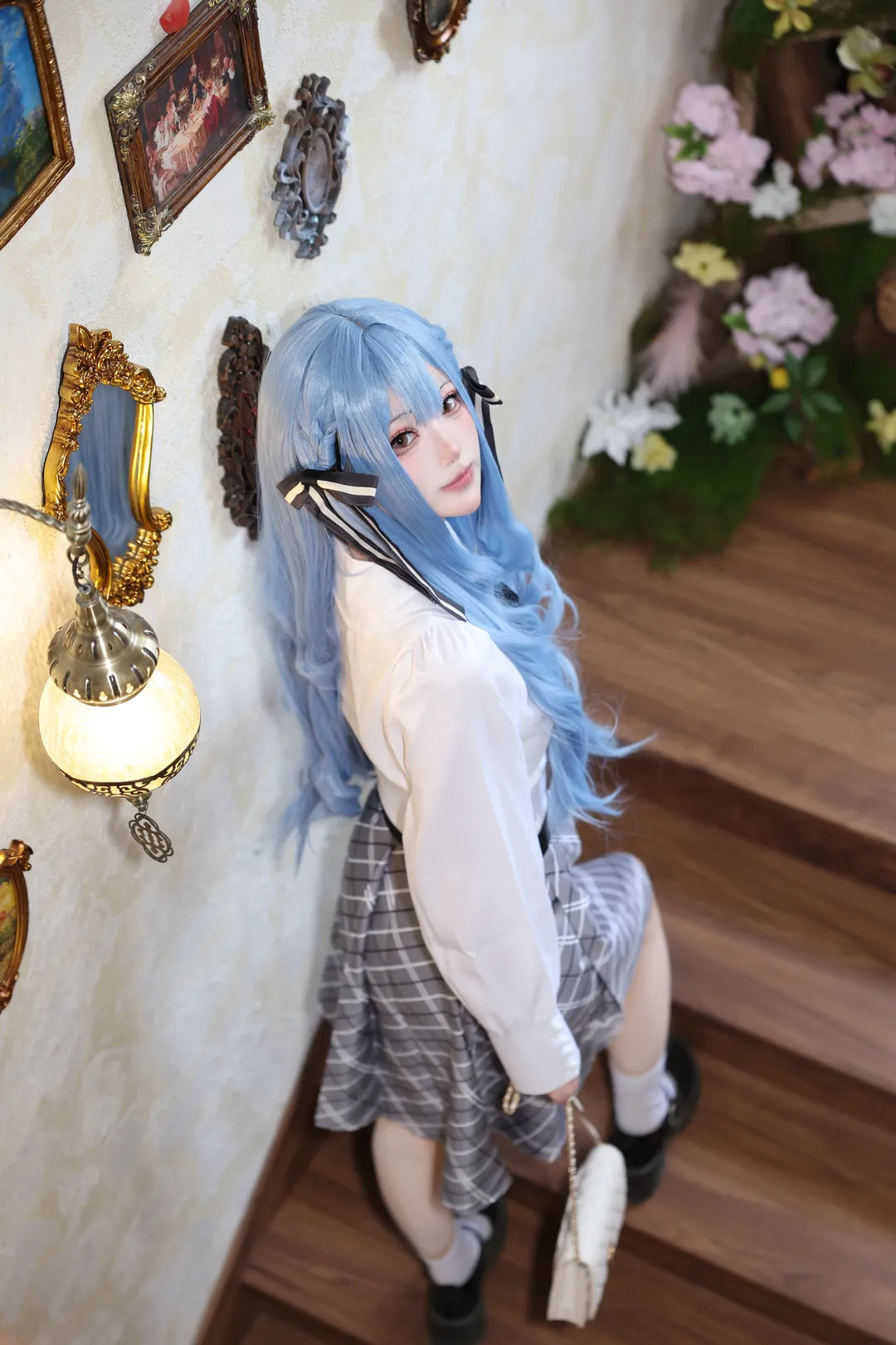 cosplay, 二次元少女, 丰川祥子cos, AveMujica, 复古穿搭
