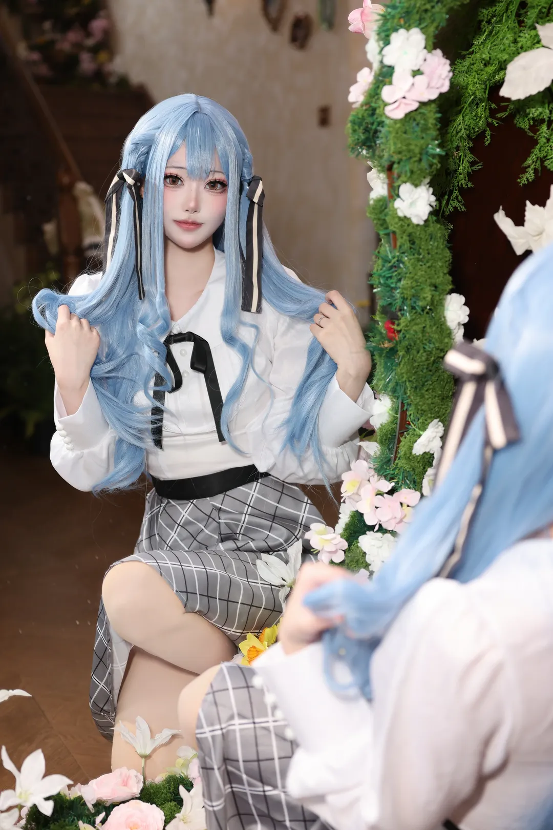 cosplay, Anime girl, Sakiko Toyokawa cosplay, Ave Mujica, Vintage style outfit - Image 5