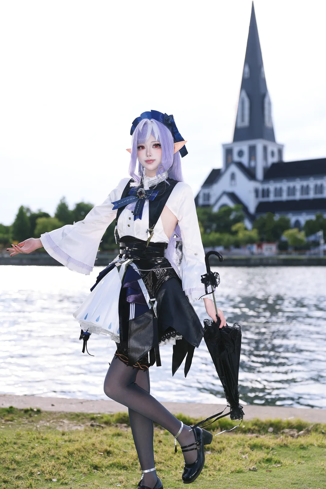 绝区零, 薇薇安cos, cosplay摄影, 二次元穿搭, 漫展外景