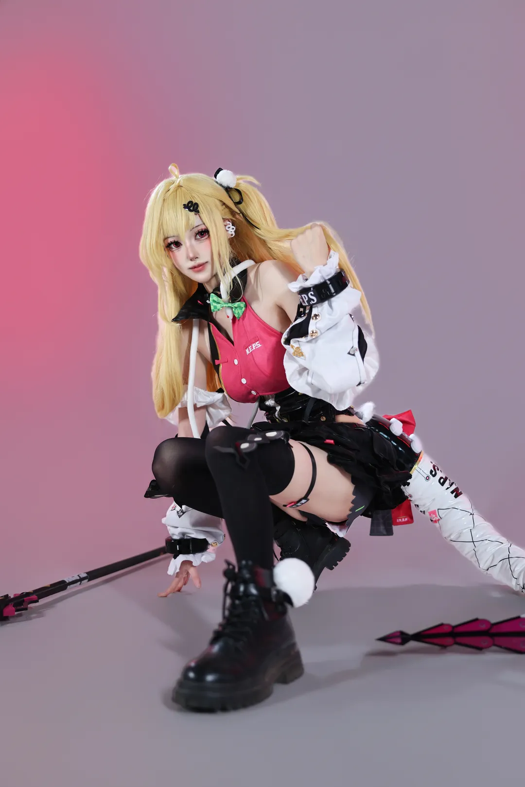 绝区零, 二次元, 希希芙cos, 棚拍, 黑丝 - 第1张
