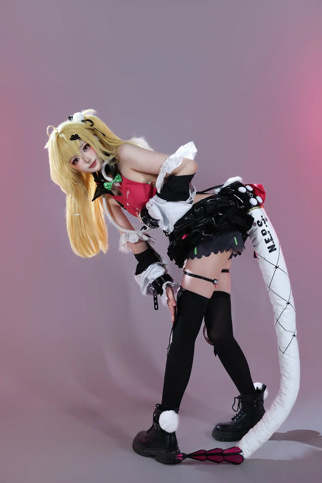 Zenless Zone Zero, Cissia Cosplay, Cosplay photography, Studio portrait, Stockings - Image 3