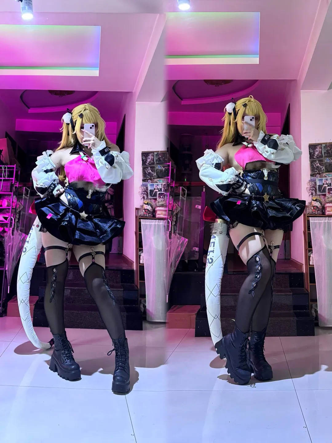 绝区零, 希希芙cos, 镜面自拍, 二次元穿搭, cosplay试衣 - 第1张