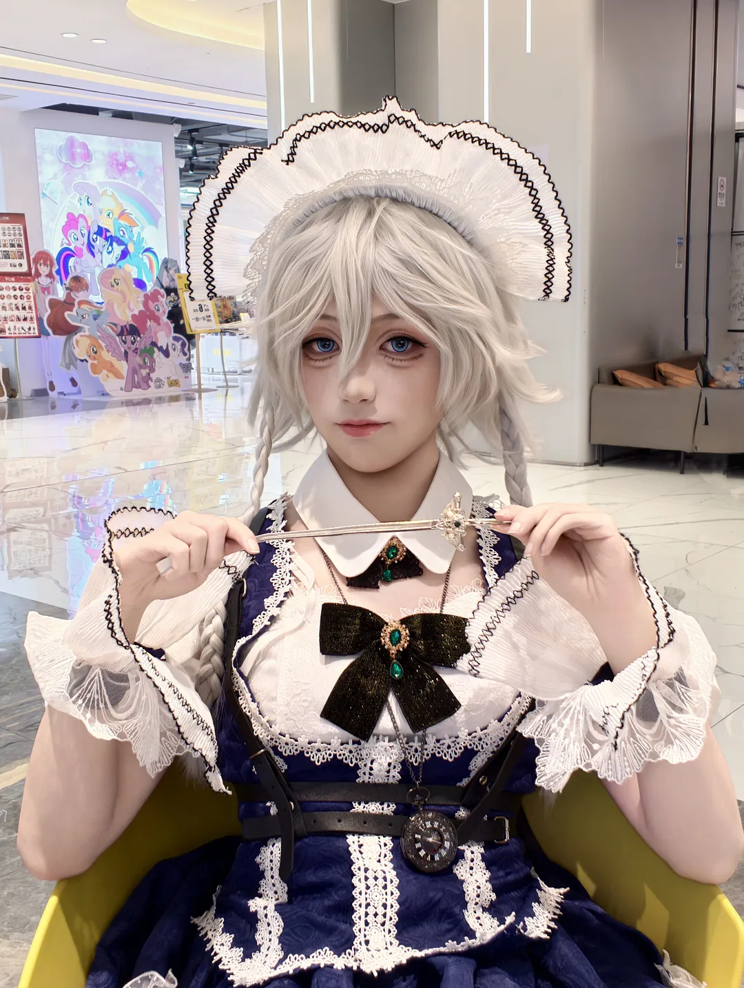 東方Project, メイド服, 十六夜咲夜 コスプレ, コスプレ日常, ショッピングモール撮影