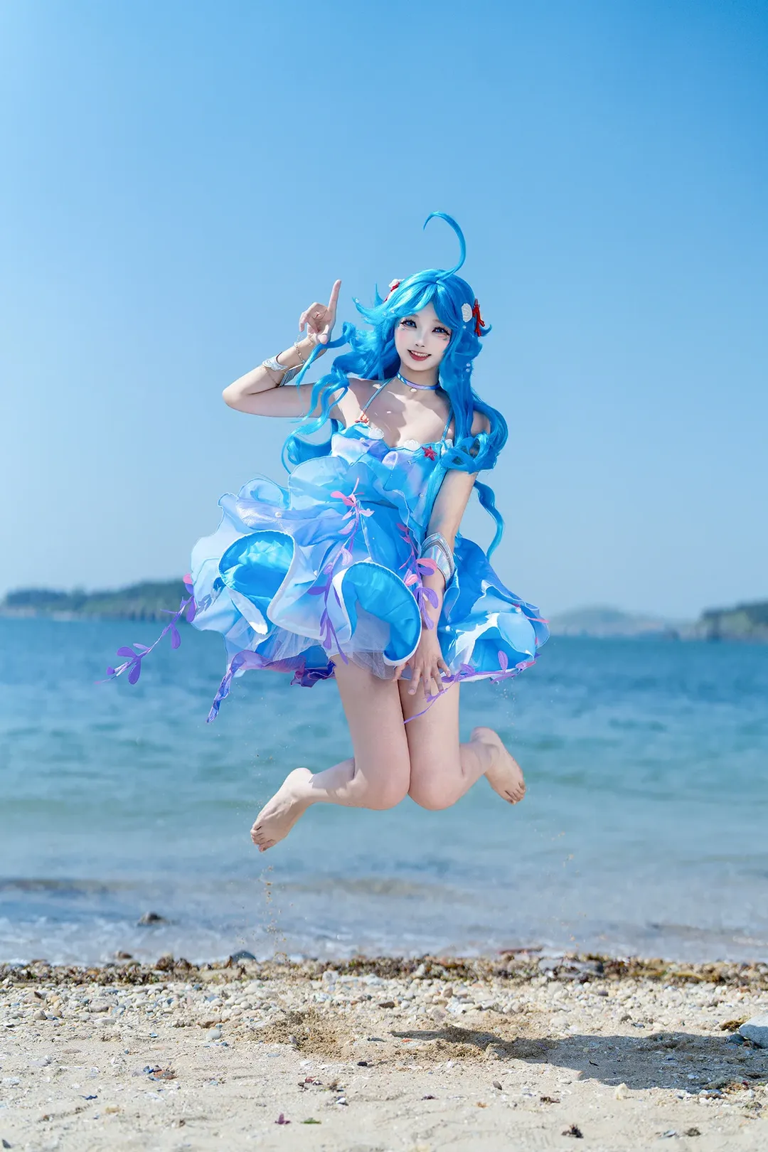cosplay, 王者荣耀, 朵莉亚cos, 海边写真, 二次元生活存档 - 第1张