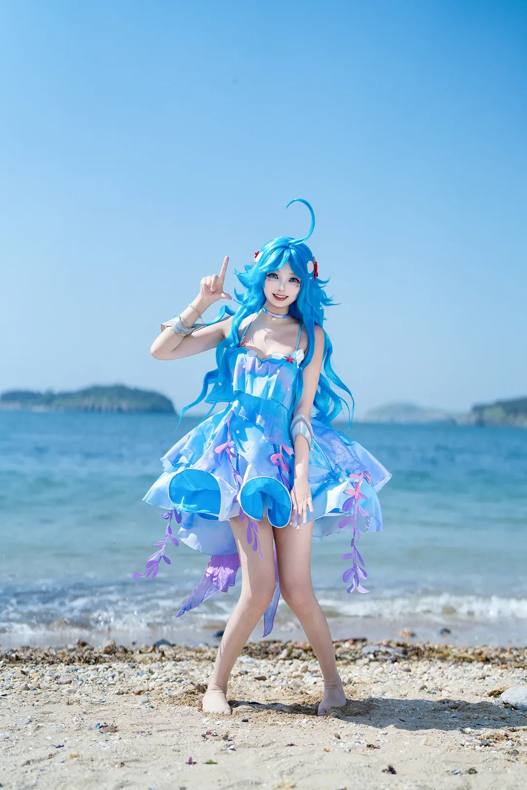 cosplay, Honor of Kings, Dolia cosplay, Seaside photoshoot, Anime Life Archive