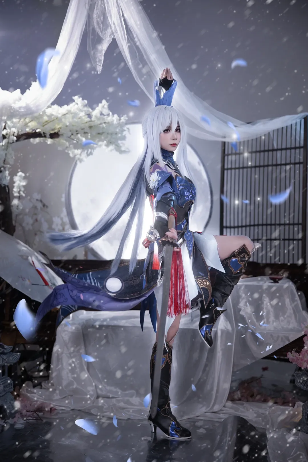 二次元摄影, 崩坏星穹铁道, 镜流cos, cosplay正片, 国风仙侠 - 第4张