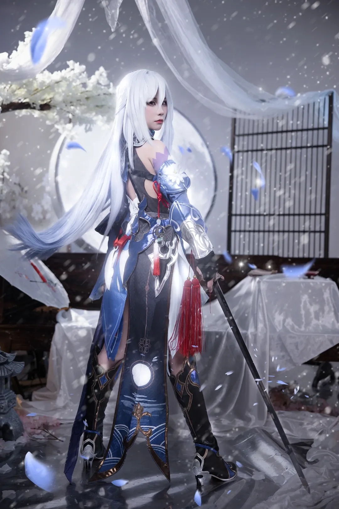二次元摄影, 崩坏星穹铁道, 镜流cos, cosplay正片, 国风仙侠 - 第5张