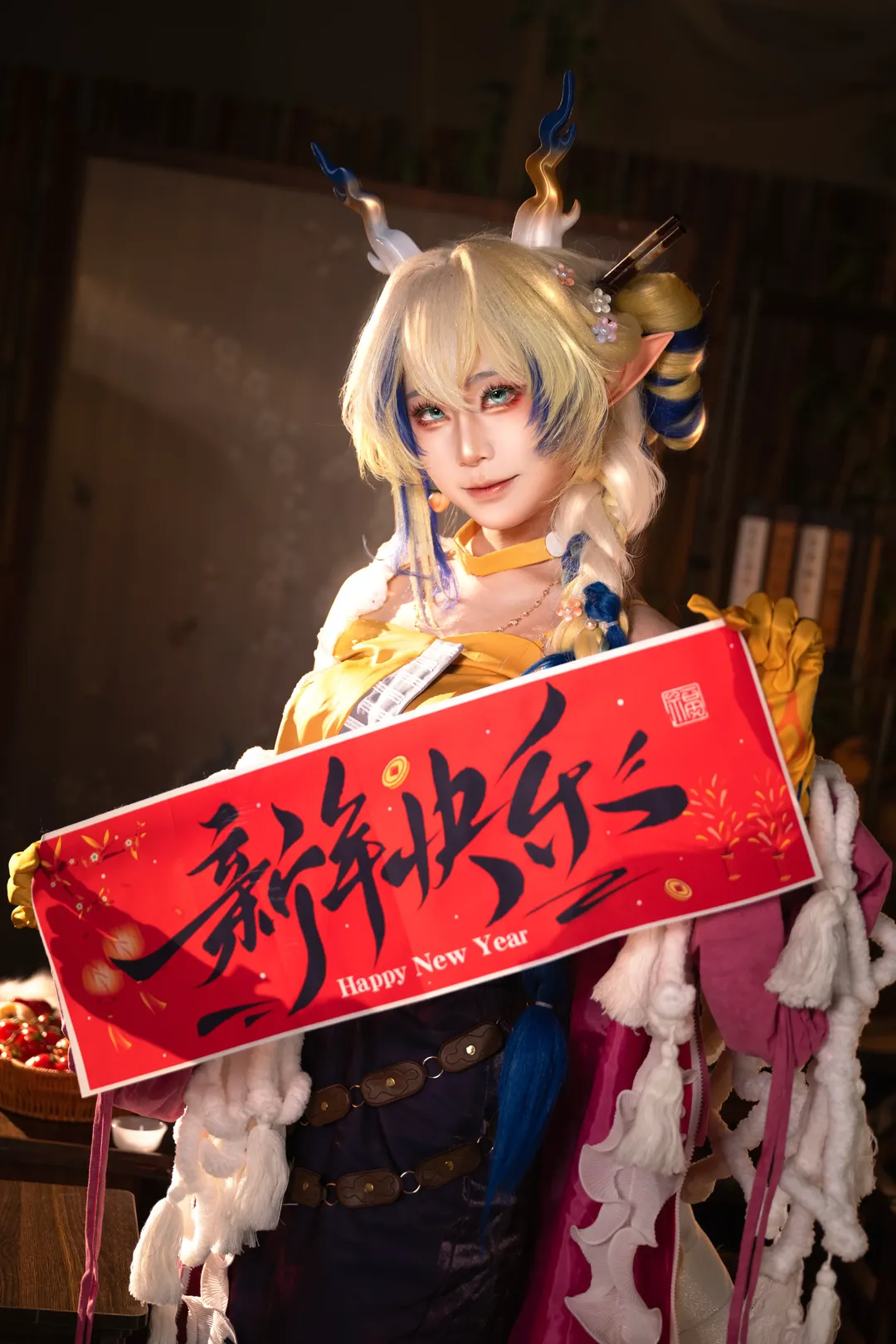 黍cos, 明日方舟, 春日宴, 新年快乐, cosplay摄影
