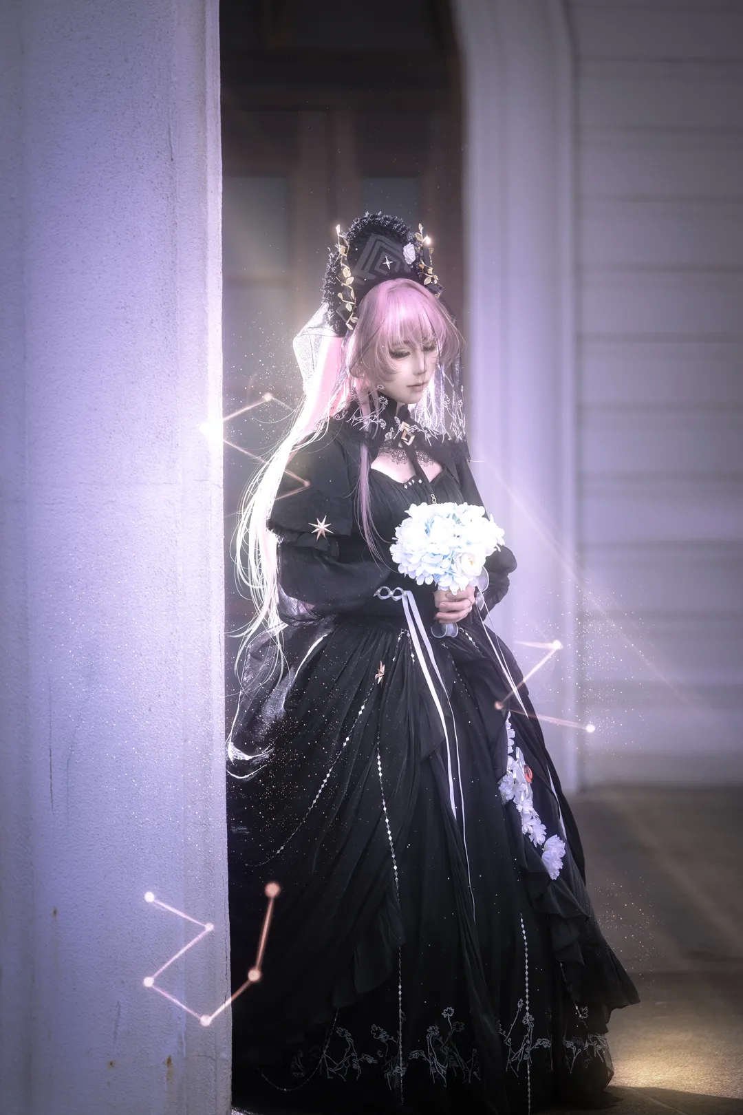 cosplay, 明日方舟, 特蕾西娅cos, 二次元穿搭, 魔王追悼