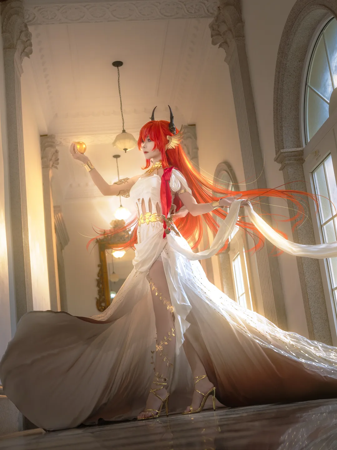 cosplay, 明日方舟, 史尔特尔cos, 音律联觉, 红发cos