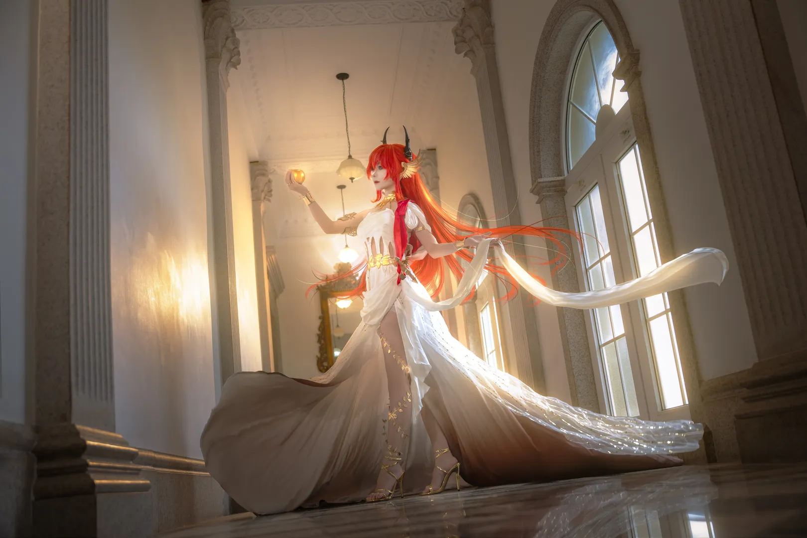 cosplay, 明日方舟, 史尔特尔cos, 音律联觉, 红发cos - 第4张