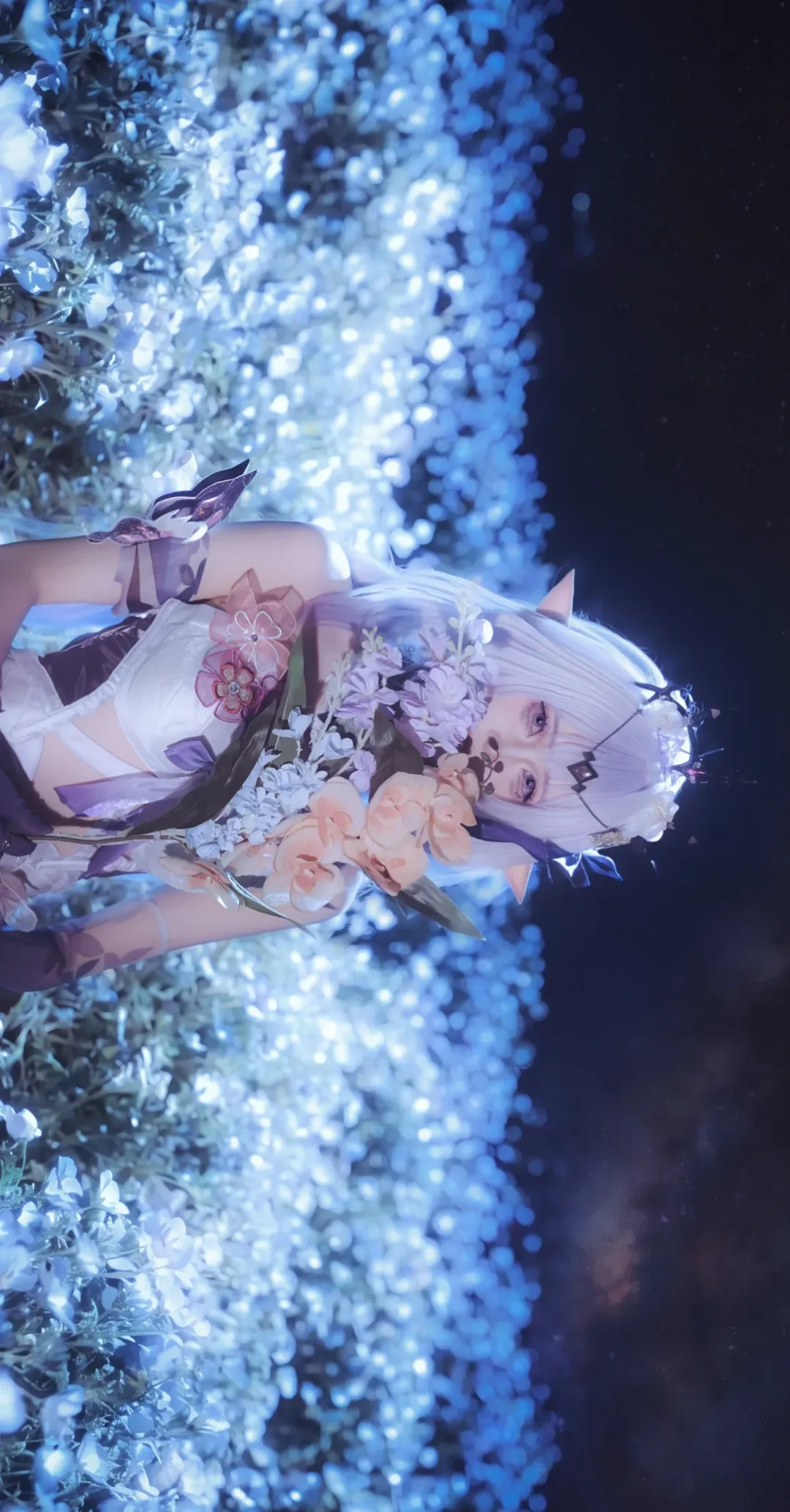 二次元摄影, 崩坏星穹铁道, 遐蝶cos, 蓝色花海, cosplay分享 - 第4张