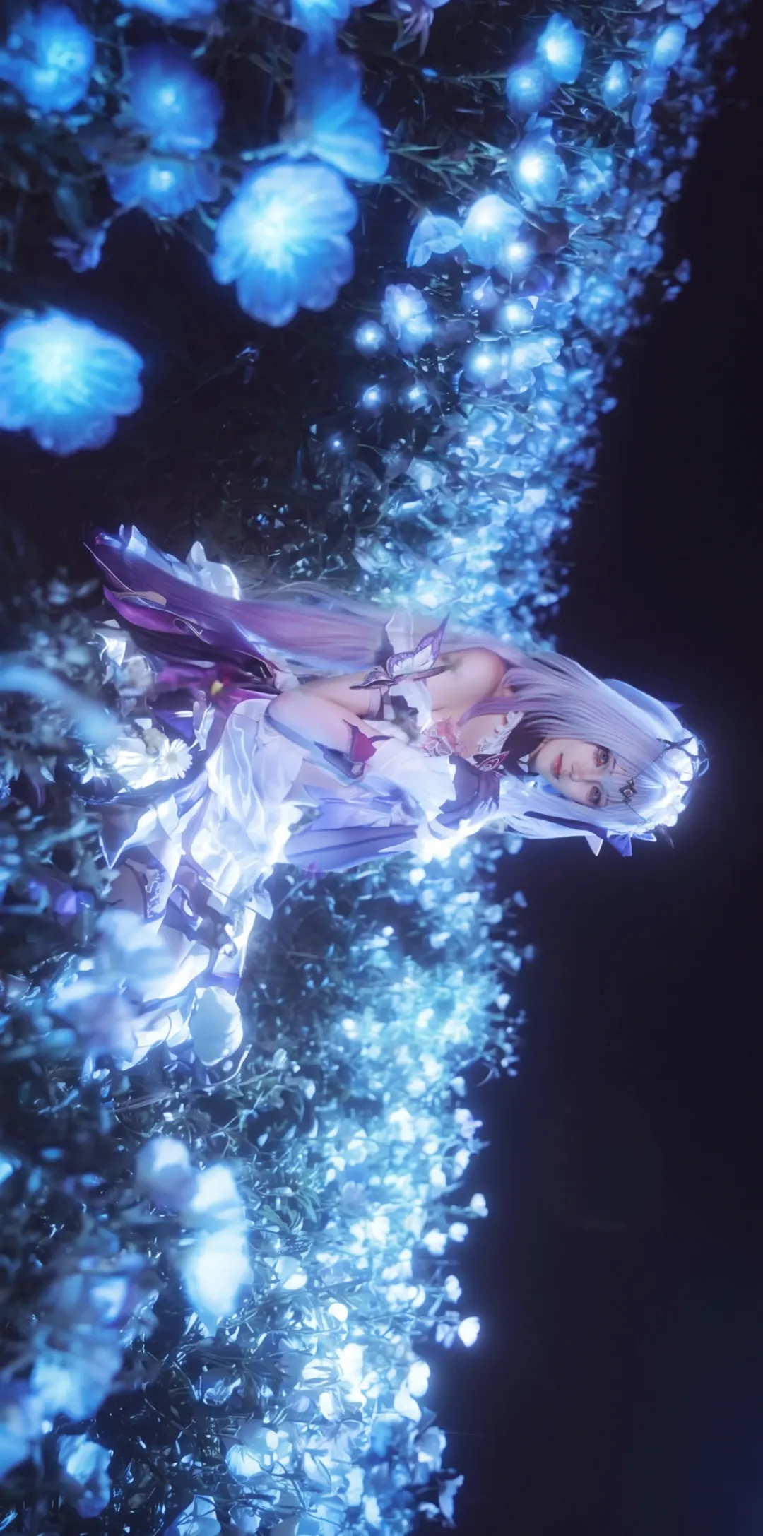二次元摄影, 崩坏星穹铁道, 遐蝶cos, 蓝色花海, cosplay分享 - 第5张