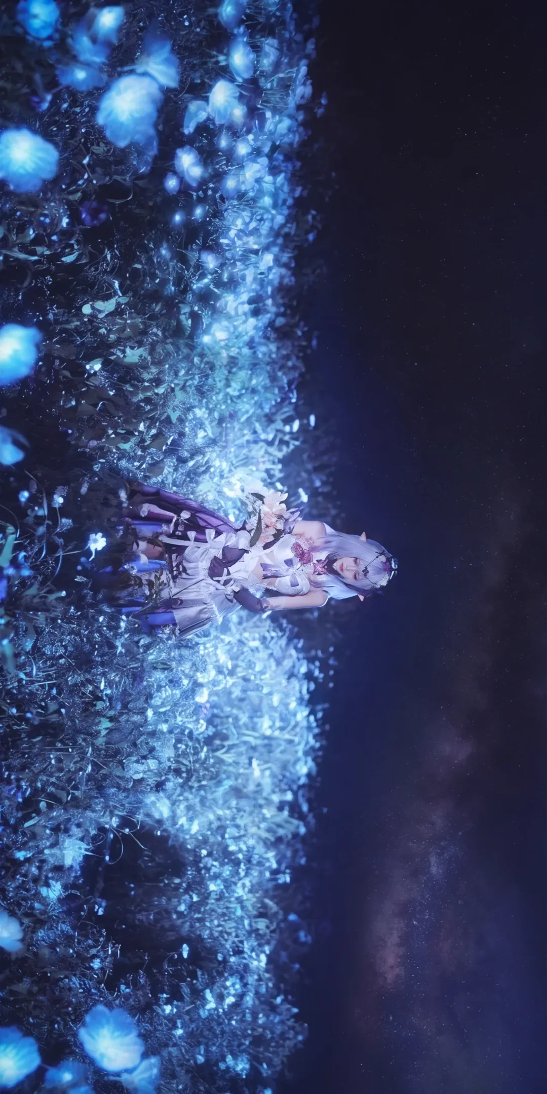 二次元摄影, 崩坏星穹铁道, 遐蝶cos, 蓝色花海, cosplay分享 - 第6张