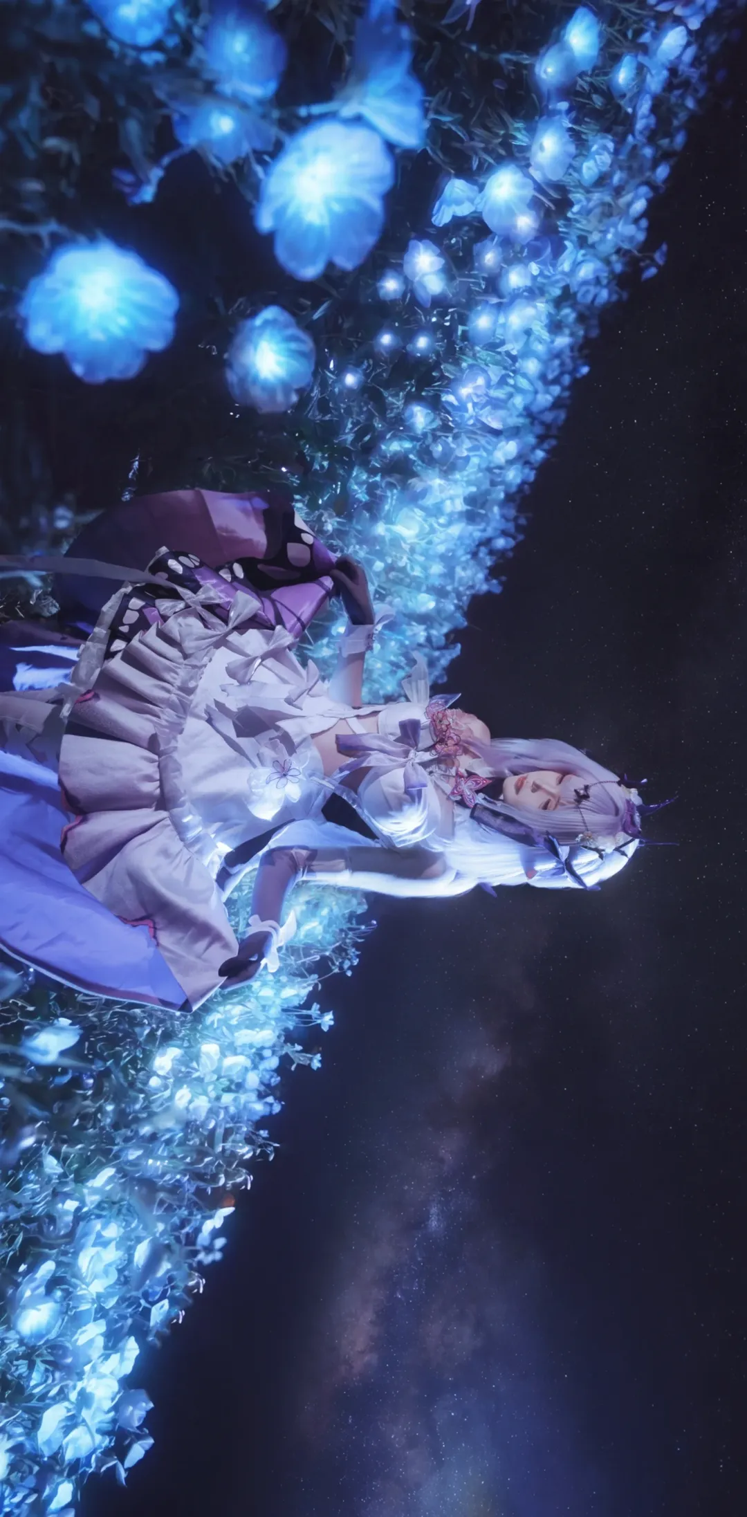二次元摄影, 崩坏星穹铁道, 遐蝶cos, 蓝色花海, cosplay分享 - 第8张