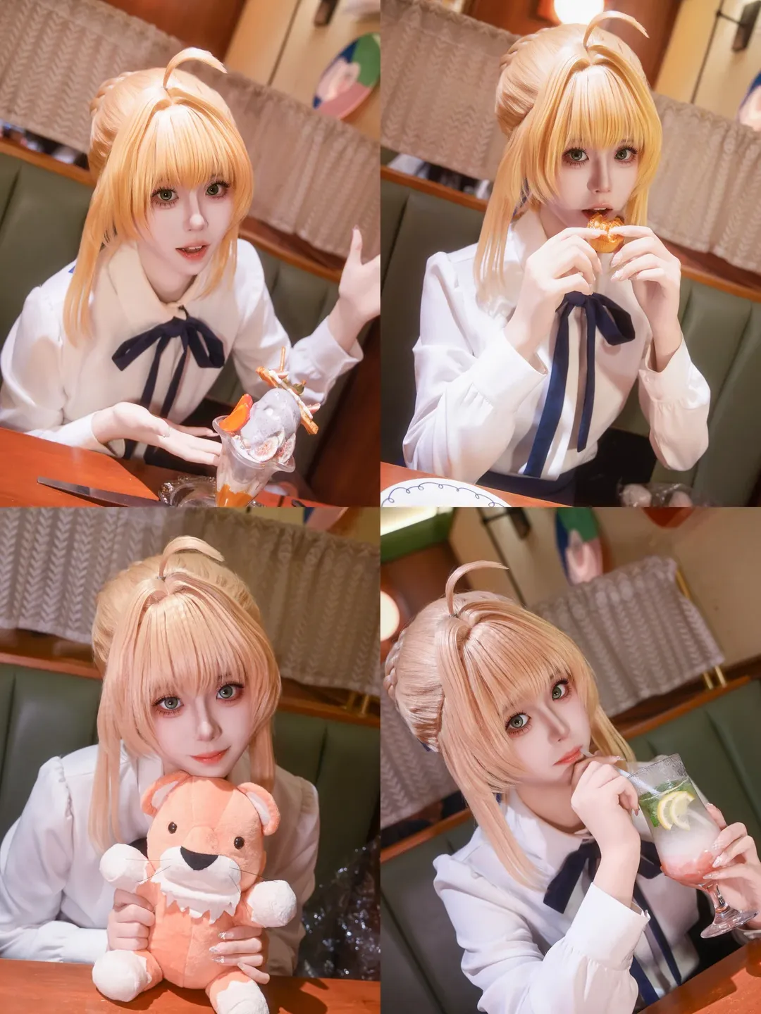 二次元撮影, アルトリア コスプレ, フェイト, コスプレ日常, グルメ探訪 - 1枚目