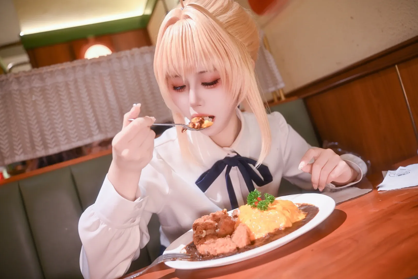 二次元撮影, アルトリア コスプレ, フェイト, コスプレ日常, グルメ探訪 - 6枚目