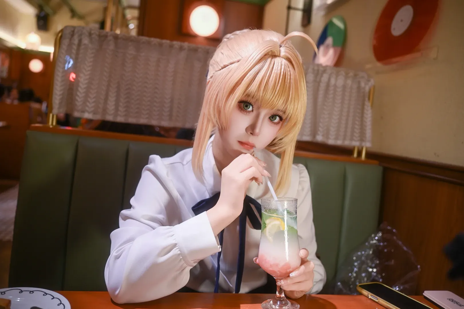 二次元攝影, 阿爾託莉雅cos, Fate, cosplay日常, 美食探店