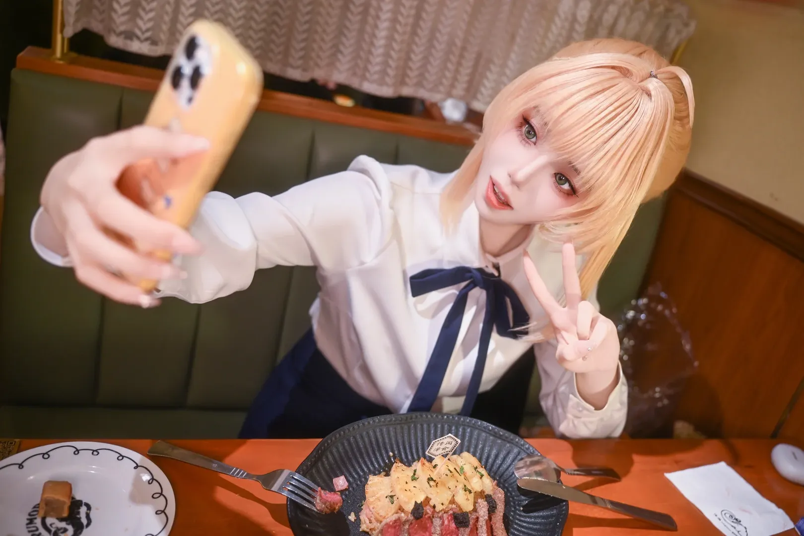 二次元撮影, アルトリア コスプレ, フェイト, コスプレ日常, グルメ探訪 - 8枚目