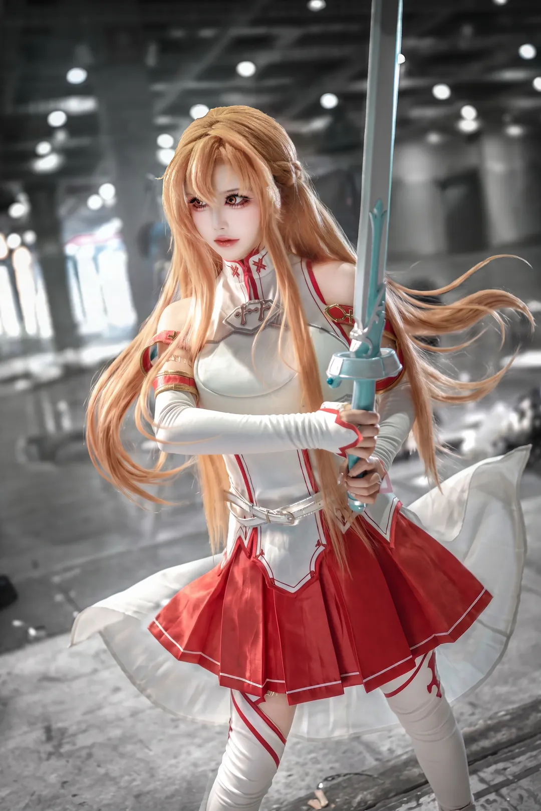 イベント写真, アスナ コスプレ, ソードアート・オンライン, アニメコスプレ, 白タイツコスプレ - 3枚目
