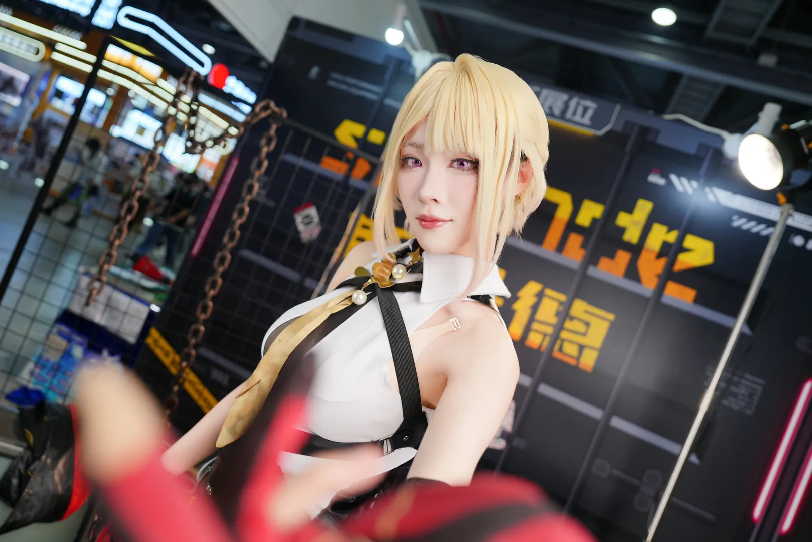 絕區零, cosplay, 漫展返圖, 伊芙琳cos, 皮褲穿搭 - 第2張