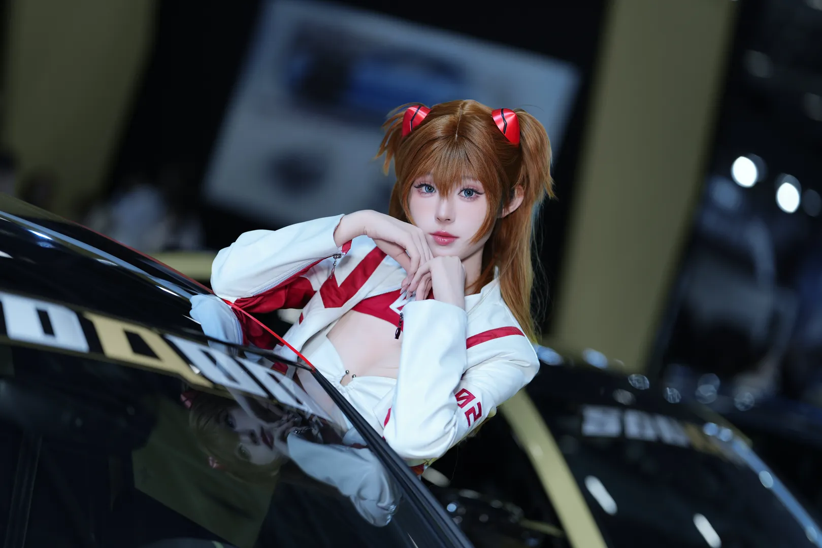 新世紀エヴァンゲリオン, アスカコスプレ, 新世紀エヴァンゲリオン, モーターショーコスプレ, カスタムカー文化 - 1枚目